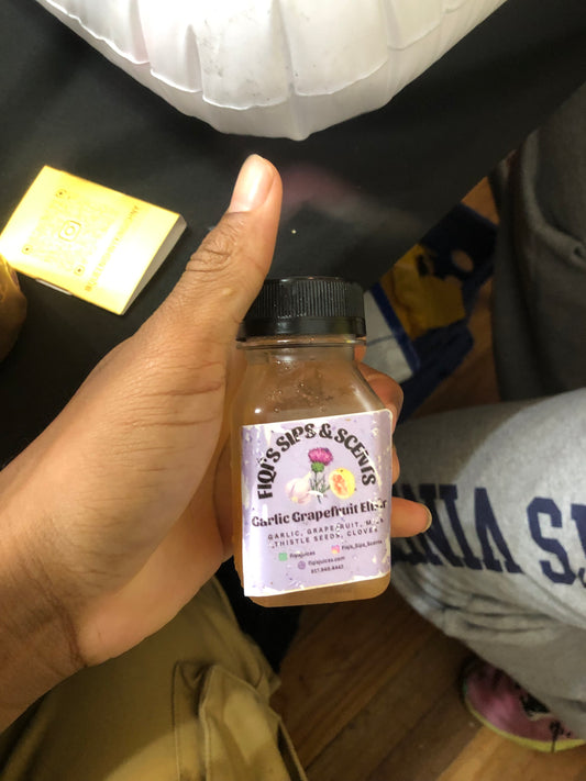 Garlic grapefruit elixir